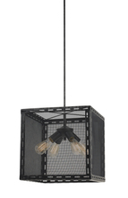  FX-3625-4 - 60W X 4 Evanston Metal Chandelier (Edison Bulbs Not included)