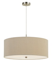  FX-3628-3P - 60W X 3 Addison Drum Pendant Fixture. Dia:24"