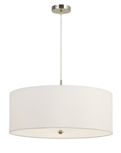  FX-3629-3P - 60W X 3 Addison Drum Pendant Fixture. Dia:24"