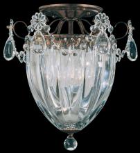  1242-211R - Bagatelle 3 Light 120V Semi-Flush Mount in Aurelia with Clear Radiance Crystal