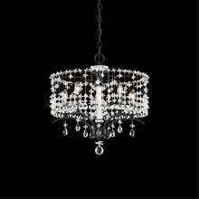  TC1018N-06H - Bella Rose 5 Light 120V Chandelier in White with Clear Heritage Handcut Crystal