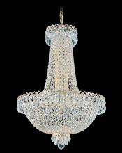  2622-40O - Camelot 12 Light 120V Chandelier in Polished Silver with Clear Optic Crystal