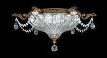  5633-22H - Milano 2 Light 120V Flush Mount in Heirloom Gold with Clear Heritage Handcut Crystal