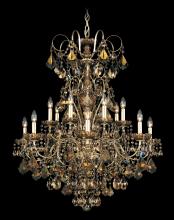 Schonbek 1870 3658-49H - New Orleans 14 Light 120V Chandelier in Black Pearl with Heritage Handcut Crystal