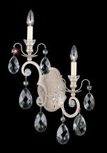  3757-22 - Renaissance 2 Light 120V Left Wall Sconce in Heirloom Gold with Clear Heritage Handcut Crystal