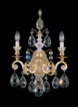  3761-22 - Renaissance 2 Light 120V Wall Sconce in Heirloom Gold with Clear Heritage Handcut Crystal