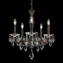  S7605N-22R - Napoli 5 Light 120V Chandelier in Heirloom Gold with Clear Radiance Crystal