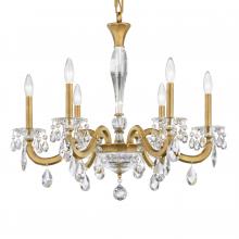  S8606N-22R - San Marco 6 Light 120V Chandelier in Heirloom Gold with Clear Radiance Crystal