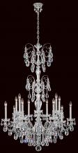  ST1952N-48H - Sonatina 14 Light 120V Chandelier in Antique Silver with Clear Heritage Handcut Crystal