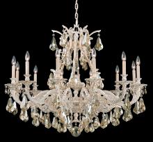 Schonbek 1870 6952-22S - Sophia 12 Light 120V Chandelier in Heirloom Gold with Crystals from Swarovski®