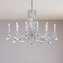 Schonbek 1870 RS83101N-06H - Siena 10 Light 120V Chandelier in White with Heritage Handcut Crystal