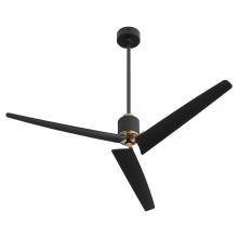  11982 - Buran Ceiling Fan | Aged Brass | Black