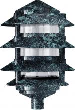  D5101-VG - PAGODA FIX 4 TIER 6"TOP 1/2" BASE G24 2 PIN 12W 60 LED