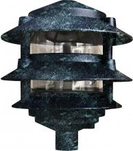  D5302-VG - PAGODA FIX 3 TIER 10"TOP 1/2"BASE 13W DL-S13-GU24 120V