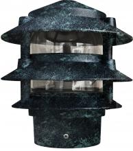  D5305-LED4-VG - PAGODA FIX 3 TIER 6" TOP 3"BASE 4W LED 120V