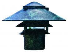  D5310-VG - PAGODA FIX 3 TIER 10"TOP 3"BASE INCAND 120V