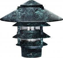  D5403-VG - PAGODA FIX 4 TIER 10"TOP 3"BASE 26W DL-S26-GU24 120V