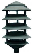  D5550-G - PAGODA FIX 5 TIER 6" TOP 1/2" BASE INCAND 120V