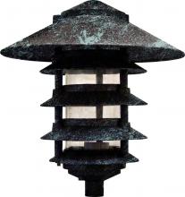  D5570-VG - PAGODA FIX 5 TIER 10"TOP 3"BASE 6W FILAMENT LED 120V