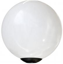  D7016-LED20 - 16" GLOBE FIX BLACK 20W LED 120V-277V