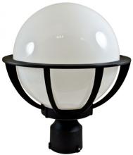  GM260-LED9-B - CAST ALUM 10" GLOBE POST TOP FIX LED 9W 85-265V