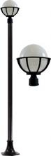  GM2600-LED16-B - CAST ALUM 10" GLOBE POST LIGHT FIX LED 16W 120V