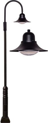  GM6010-B - DROP LIGHT POST LIGHT FIX 60W LED 120-277V