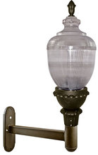 Dabmar GM690-LED75-BZ - CLEAR ACORN WALL FIX 75W LED 120V-277V