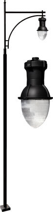  GM9290-B-MT - DROP LIGHT POST LIGHT FIX 250W HPS MT