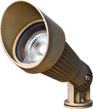  LV26-LED7 - SOLID BRASS W/HOOD SPOT LIGHT 7W LED MR-16 12V