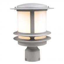  1896BK113GU24 - 1 Light Outdoor Post Light Tusk Collection 1896BK113GU24