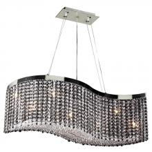  66010 CLEAR/PC - 8 Light Chandelier Clavius - I Collection 66010 CLEAR/PC