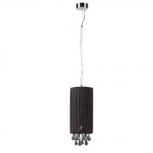  73054 BLACK - 1 Light Pendant Rain Collection 73054 BLACK/ PC