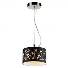  81821 BLACK - 1 Light Mini Pendant Tuxedo Collection 81821 BLACK