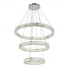  90073PC - PLC1 Ceiling Treble Pendant from the Equis Collection