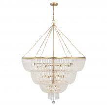  618-GA - Rylee 24 Light Antique Gold Chandelier