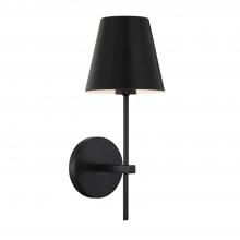  XAV-B8321-MK - Xavier 1 Light Matte Black Sconce