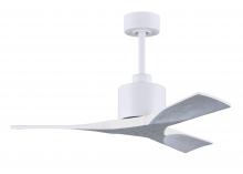Matthews Fan Company NK-MWH-MWH-42 - Nan 6-speed ceiling fan in Matte White finish with 42” solid matte white wood blades
