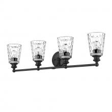  IN40023BK - Mae 4-Light Matte Black Vanity