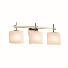 Justice Design Group FSN-8413-30-OPAL-NCKL - Union 3-Light Bath Bar