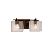 Justice Design Group FSN-8442-55-SEED-DBRZ - Era 2-Light Bath Bar