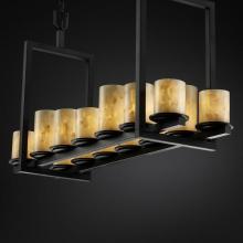  ALR-8769-10-DBRZ - Dakota 14-Light Bridge Chandelier (Short)