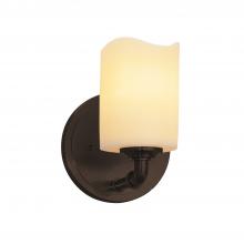 Justice Design Group CNDL-8461-14-CREM-DBRZ-LED1-700 - Bronx 1-Light LED Wall Sconce