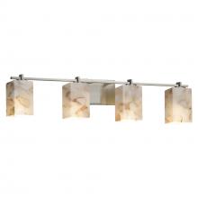 Justice Design Group ALR-8444-15-NCKL - Era 4-Light Bath Bar