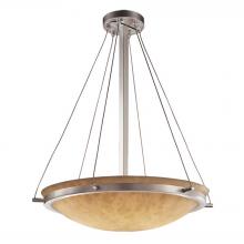  CLD-9692-35-NCKL-LED5-5000 - 24" LED Pendant Bowl w/ Ring