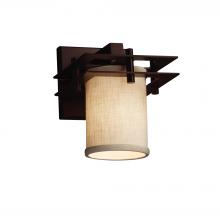 Justice Design Group FAB-8171-10-CREM-DBRZ-LED1-700 - Metropolis 1-Light LED Wall Sconce (2 Flat Bars)