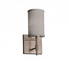 Justice Design Group FAB-8411-10-GRAY-NCKL-LED1-700 - Union 1-Light LED Wall Sconce (Short)