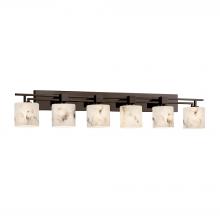 Justice Design Group FAL-8706-30-DBRZ - Aero 6-Light Bath Bar