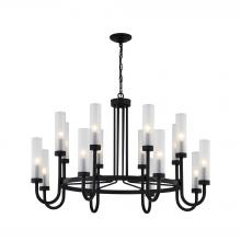  FSN-4345-CLFR-MBLK - Anchorage 42" Chandelier