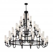  FSN-4346-CLFR-MBLK - Anchor 60" 3-Tier Chandelier